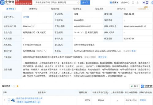 開普云斥資2億元成立智能存儲公司，戰略布局AI與軟件開發新賽道
